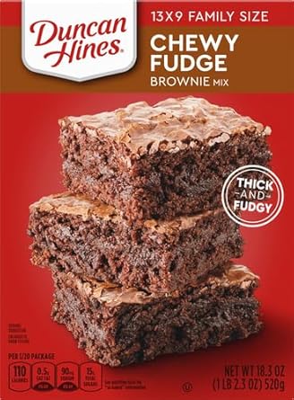 Duncan Hines Brownie Mix, Fudge, 18.3 Oz