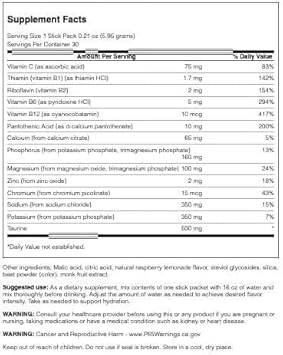 Swanson Simply Hydrate Electrolyte Powder Mix - Sugar-Free Drink Mix With 0 Calories - Rasberry Lemonade Flavor - 30 Packets