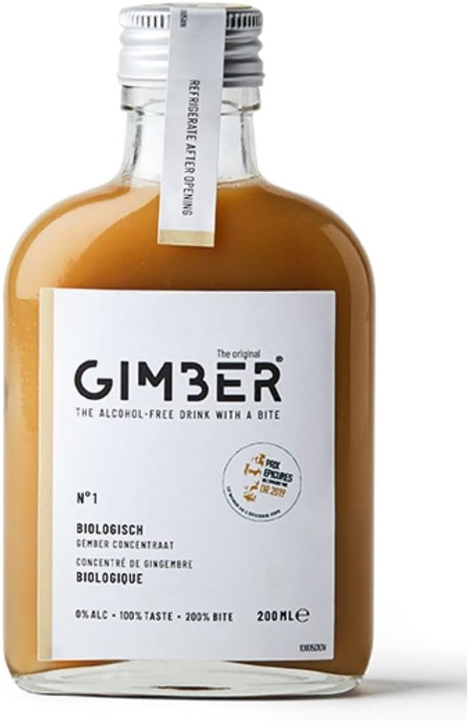 Gimber Organic Alcohol-Free Ginger Concentrate 200 Ml