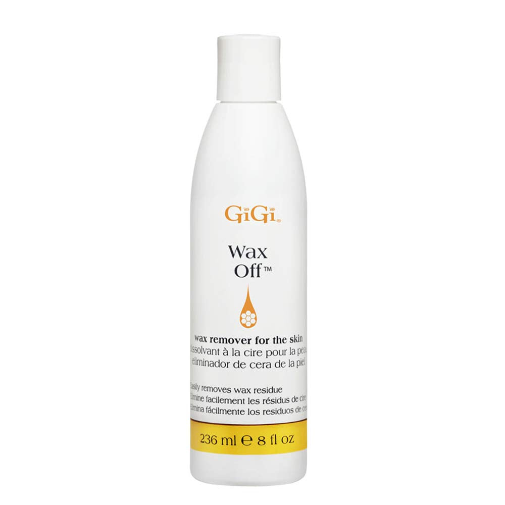 GiGi Wax Off Hair Wax Remover for Skin with Aloe Vera, 8 oz