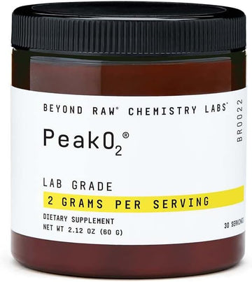 Beyond Raw Chemistry Labs Peak 02 Powder | Provides Endurance During Workouts | 30 Servings