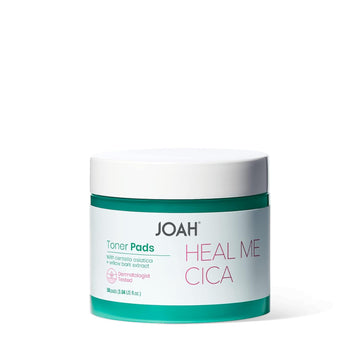 Joah Heal Me Cica Face Toner Pads, Centella Asiatica For Soothing, Calming, Balancing Sensitive And Irritated Skin, Korean Skincare, Cruelty-Free Ph 5.5, Hypoallergenic, 50 Pads