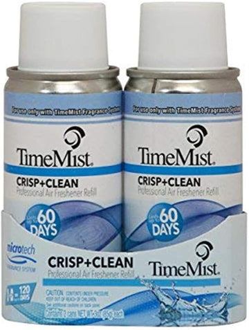Zep TimeMist Crisp+Clean Refill (2-Pack) 3 Ounces TMFB32PK : Health & Household