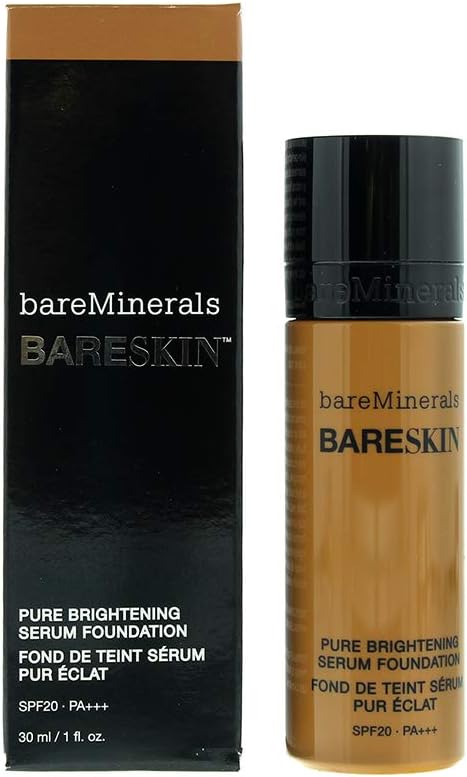 bareMinerals BareSkin Pure Brightening Serum Foundation SPF 20 - Bare Caramel 14 for Women - 1 oz