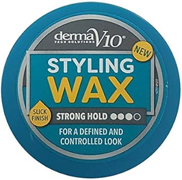 Derma V10 Styling Wax Strong Hold, 50 Ml (Pack Of 1)