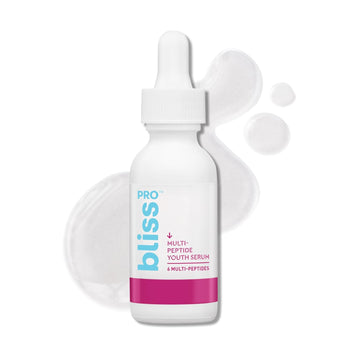 Bliss Multi Peptide Youth Anti Aging Antioxidant Face Serum - Pore Refining, Resurfacing, Brightening, Hydrating - Visibly Improves Lines & Wrinkles For Women