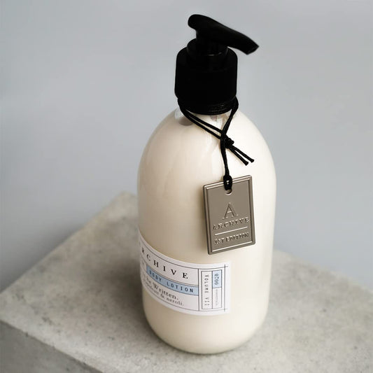 Archive Yet To Be Written Body Lotion Natural Moisturizing Lotion For Men & Women Lightly Scented 16.5 Oz