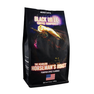 Black Rifle Coffee Company Headless Horseman, Pumpkin Spice Flavored Medium Roast Ground Coffee, 12 Oz Bag