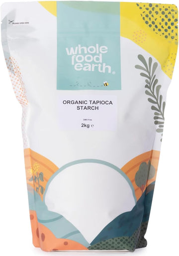 Wholefood Earth Organic Tapioca Starch – 2 Kg | Gmo Free | Vegan | Certified Organic