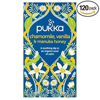 Pukka Chamomile, Vanilla & Manuka Honey Teabags 20 Per Pack - Pack Of 2