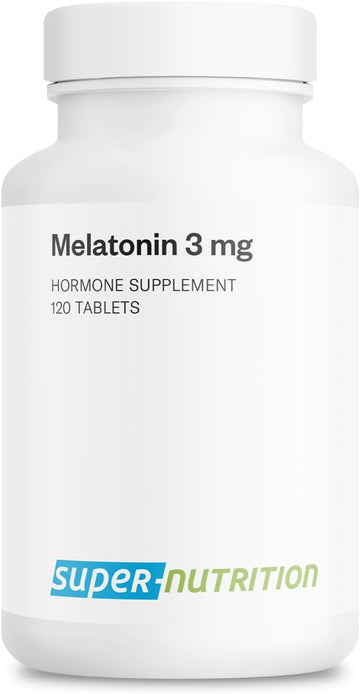 Supersmart - Melatonin 3Mg (Fast Dissolve) - Natural & Restful Sleep - Use For Jet Lag & Night Shifts Work | Non-Gmo & Gluten Free - 150 Tablets