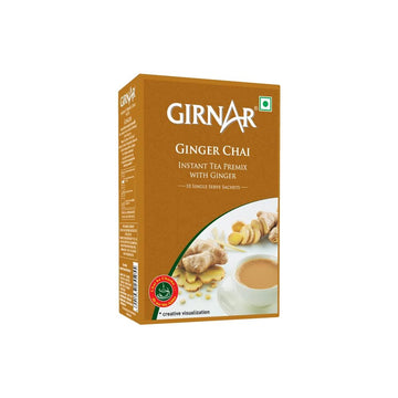 Girnar Instant Chai (Tea) Premix With Ginger 10 Sachet Pack
