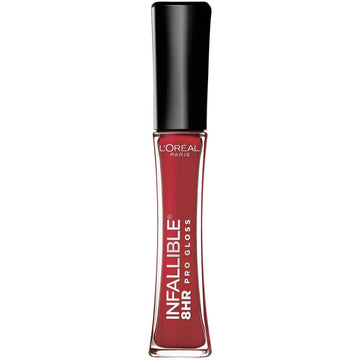 L’Oréal Paris L’Oreal Paris Makeup Infallible 8 Hour Lip Gloss, Comfortable & Hydrating Formula, Rebel Red, 0.5 Fl.Oz