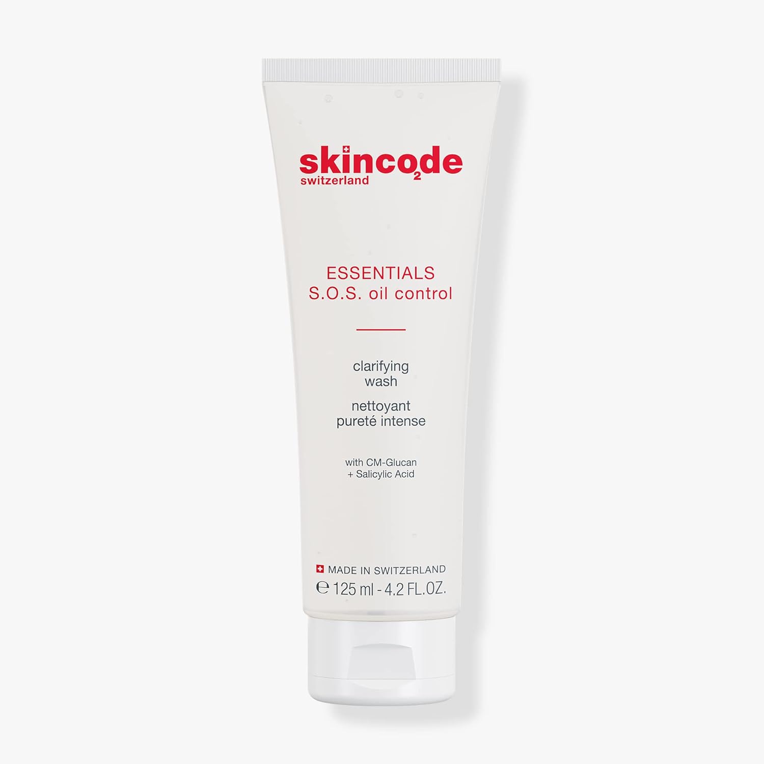 S.O.S Oil Control Clarifying Wash (4.20 Fl.Oz)| Salicylic Acid Cleanser For Pore Refining & Breakout Reduction| Gentle Face Wash For Women | Exfoliating Oil Cleanser | Paraben-Free Face Care