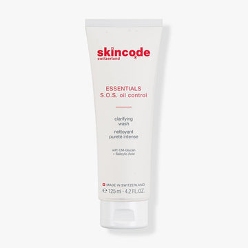 S.O.S Oil Control Clarifying Wash (4.20 Fl.Oz)| Salicylic Acid Cleanser For Pore Refining & Breakout Reduction| Gentle Face Wash For Women | Exfoliating Oil Cleanser | Paraben-Free Face Care