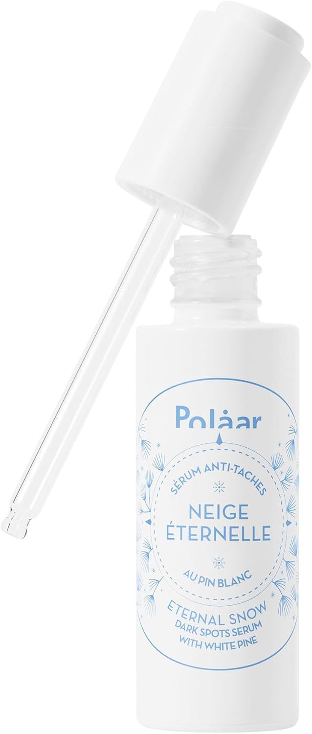 Polaar - Darks Spots Serum - Eternal Snow With White Pine - Reduces Spots, Clarifies, Brightens - 96% Natural, Vegan, Made In France - 30Ml