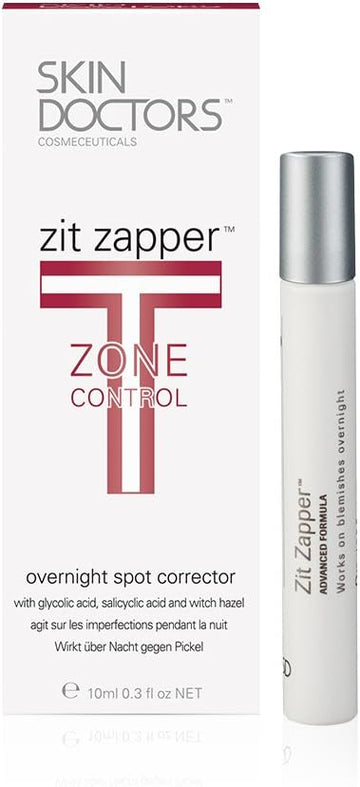 Skin Doctors Zit Zapper | Glycolic Acid | Salicylic Acid | Fast Acting Spot Treatment| Reduces Redness | 10Ml