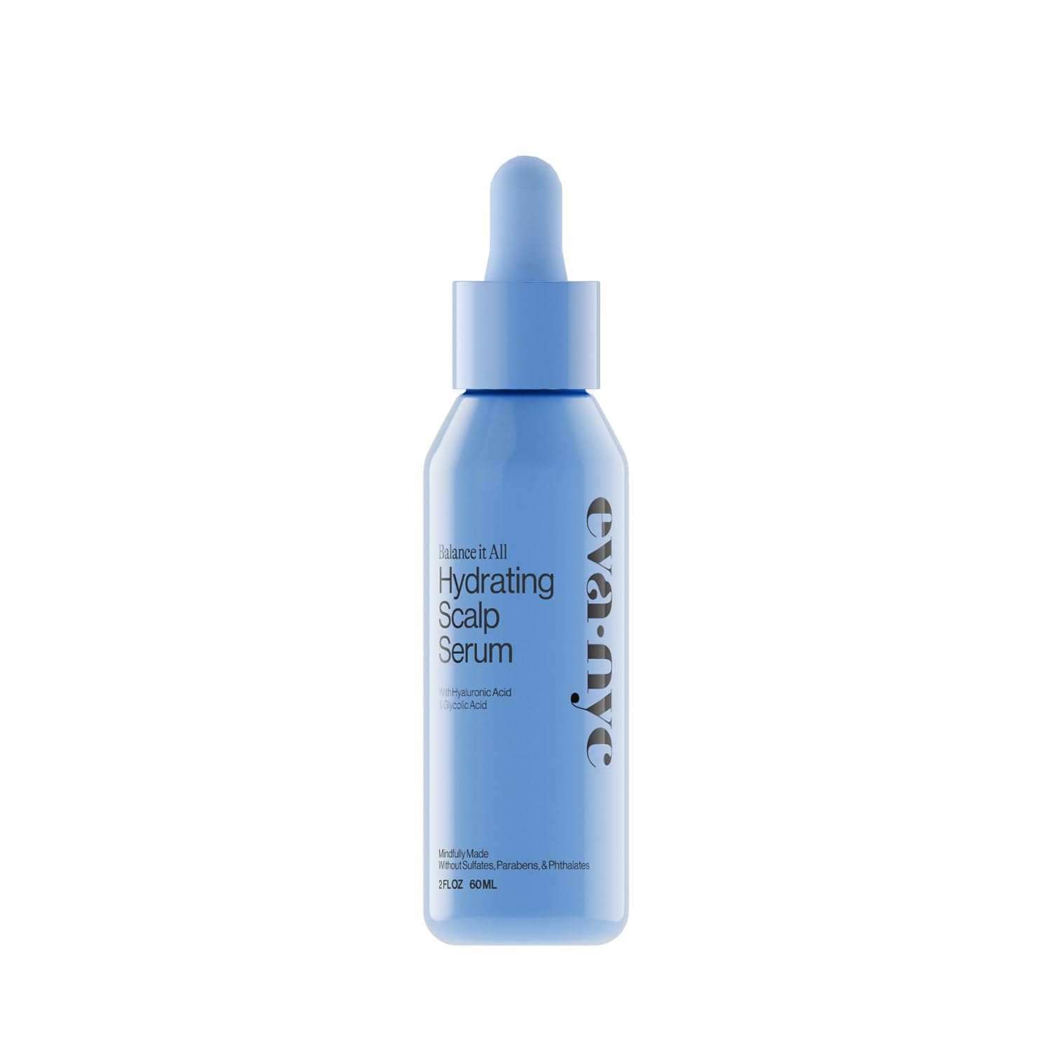 Eva Nyc H2-Whoa Hydrating 3-In-1 Scalp Serum, Infused With Hyaluronic Acid And Glycolic Acid, 2.0 Fl Oz