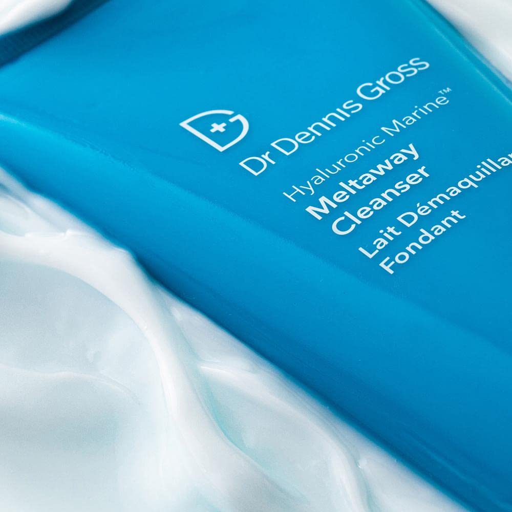 Dr Dennis Gross Hyaluronic Marine Meltaway Cleanser | Oil-Free Hypoallergenic Makeup Removing Cleanser Removes Waterproof Makeup, Dirt, And Oil Without Stripping The Moisture Barrier | 5 Oz : Beauty & Personal Care