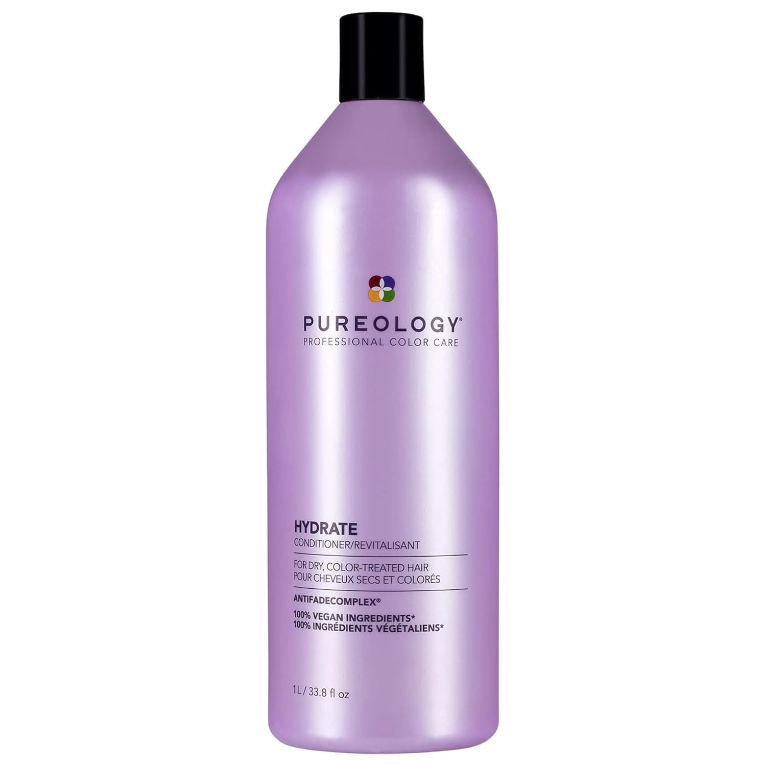 Pureology Hydrate Moisturizing Conditioner | Softens And Deeply Hydrates Dry Hair | For Medium To Thick Color Treated Hair | Sulfate-Free | Vegan