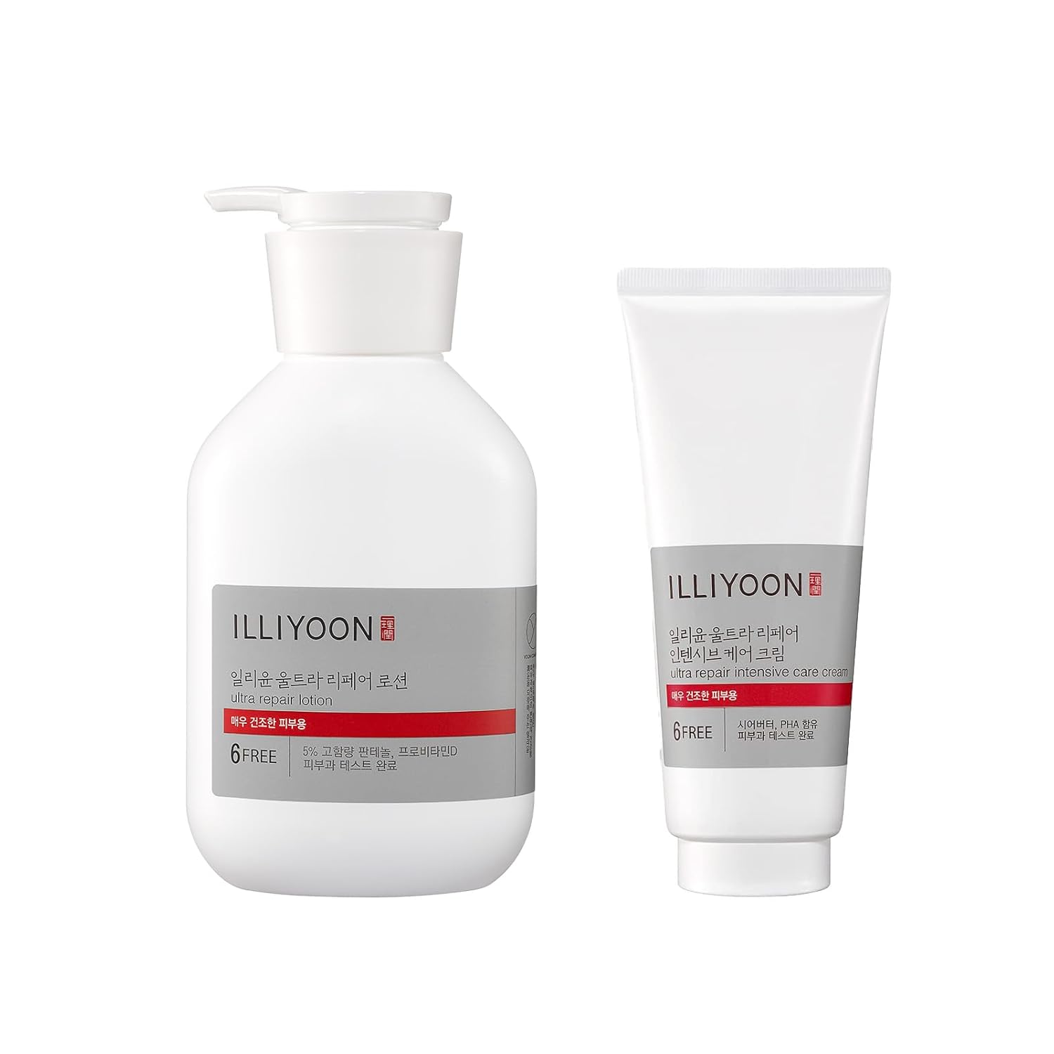 Illiyoon Ultra Repair Lotion 350Ml With Ultra Repair Cream 200Ml