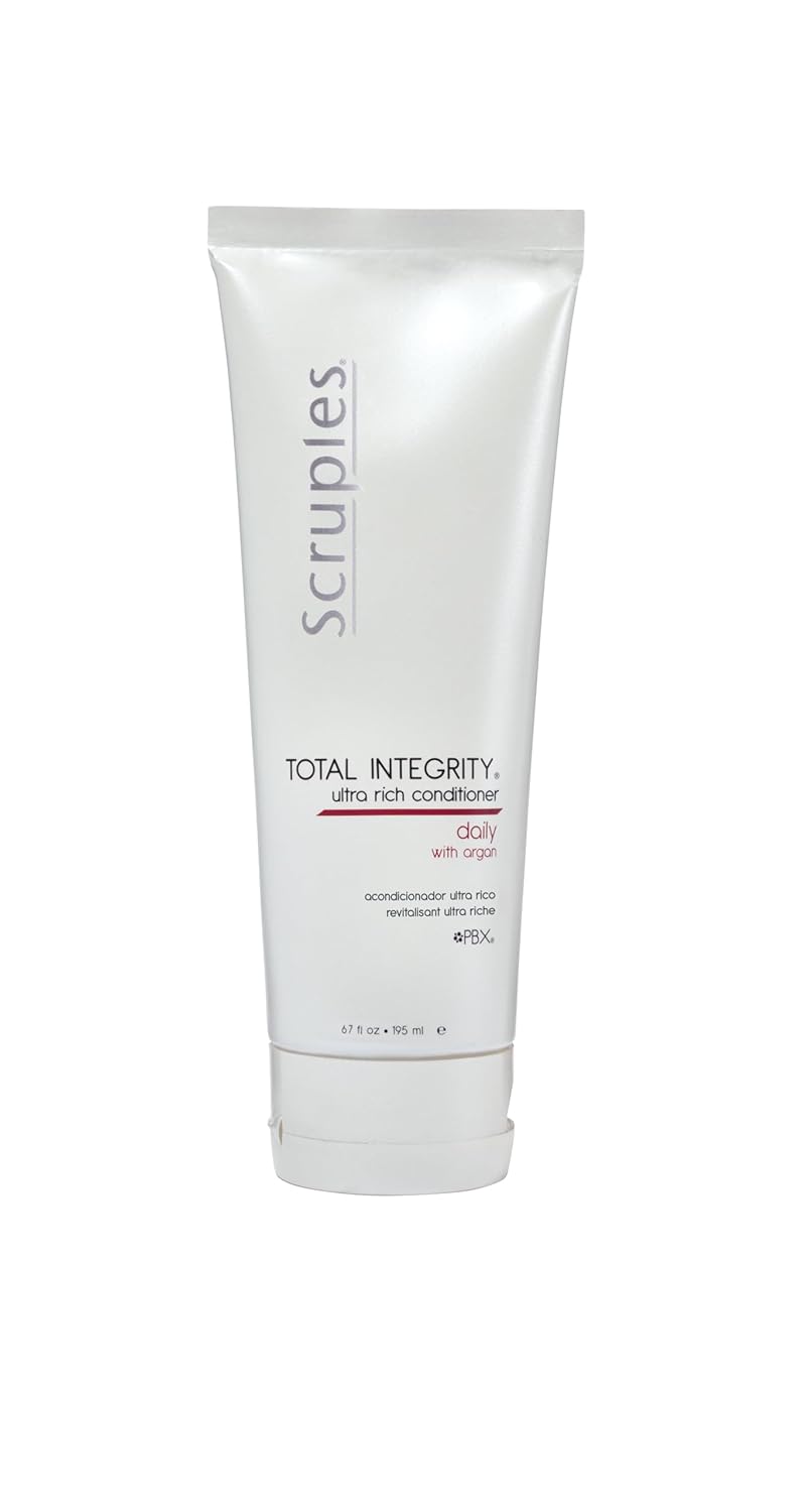 Scruples Total Integrity Moisturizing Conditioner for Dry Hair - A Keratin, Quinoa + Argan Oil Formula to Deeply Penetrate & Restore Moisture to Dull, Brittle Hair (6.7 oz) : Beauty & Personal Care