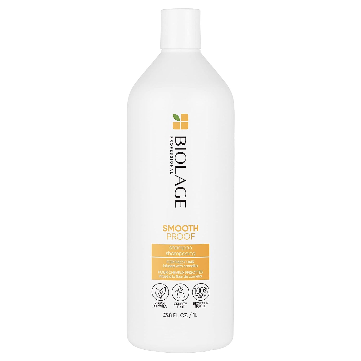 Biolage Smooth Proof Shampoo | Cleanses, Smooths & Controls Frizz | For Frizzy Hair | Paraben & Silicone-Free | Vegan