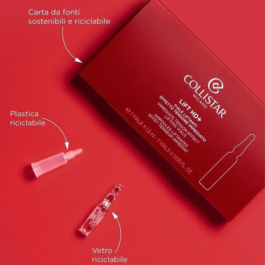Collistar Lift Hd+ Ampollas Efecto Lifting 7 X 1.5 Ml, Made In Italy [Italian Import]