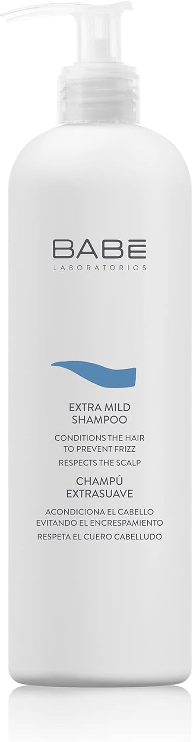 Laboratories Babé Extra Soft Shampoo For Sensitive Hair, Provides Softness And Hydration, Shampoo For Men And Women, Hair Care, Soothing, Respects The Ph – 500 Ml