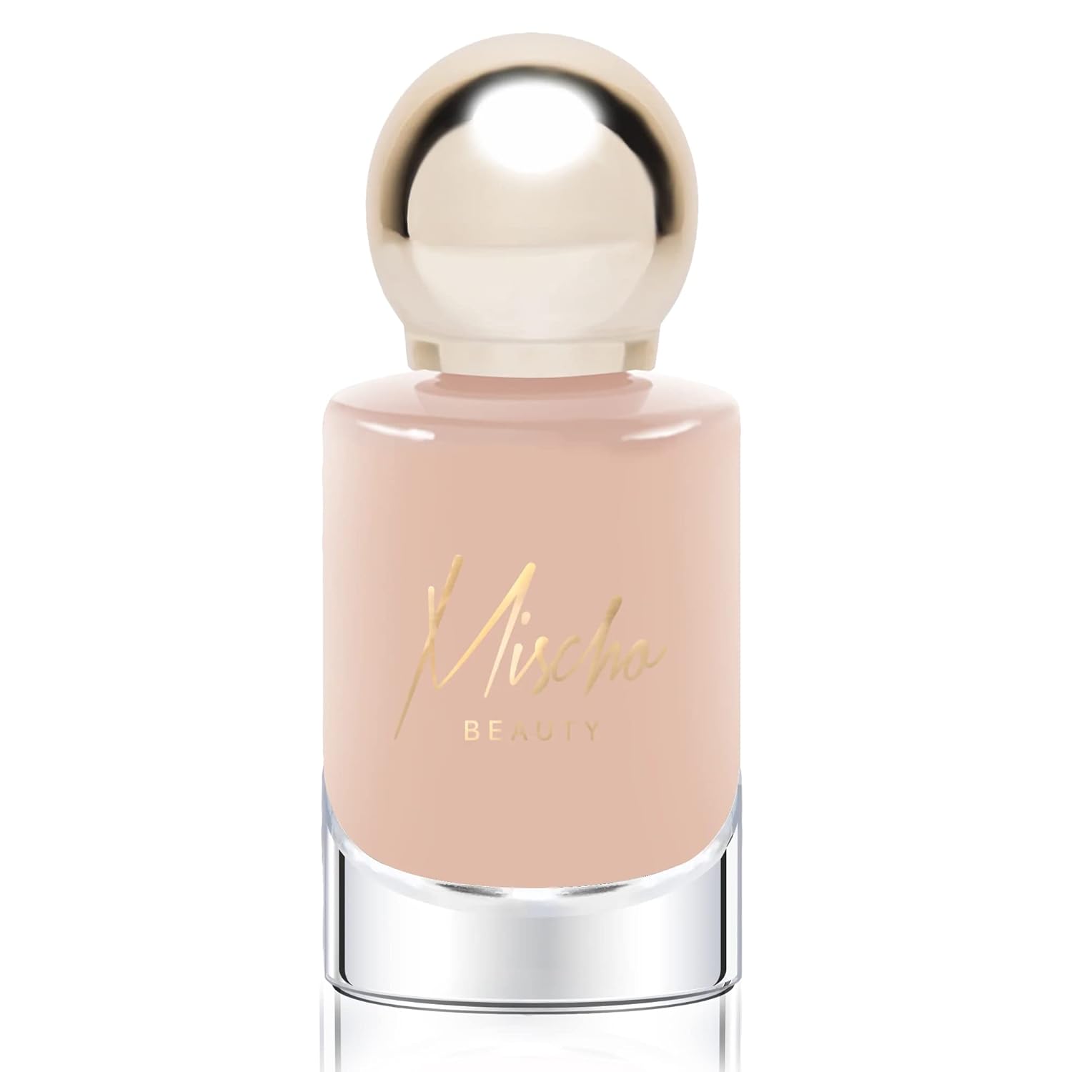 Mischo – Blush Beige Nail Polish, Bebe – Nude Nail Polish Summer Color, Chip Resistant Gel-Like Vegan Nail Polish, Pale Neutral Nail Colors, 10 Free & Animal Cruelty Free, 0.37 Fl Oz (Pack Of 1)