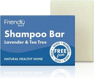 Friendly Soap Handmade Natural Lavender & Tea Tree Shampoo Bar (Case Of 6)