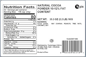 Yupik Powder, Natural Cocoa, 2.2 lb, Pack of 1