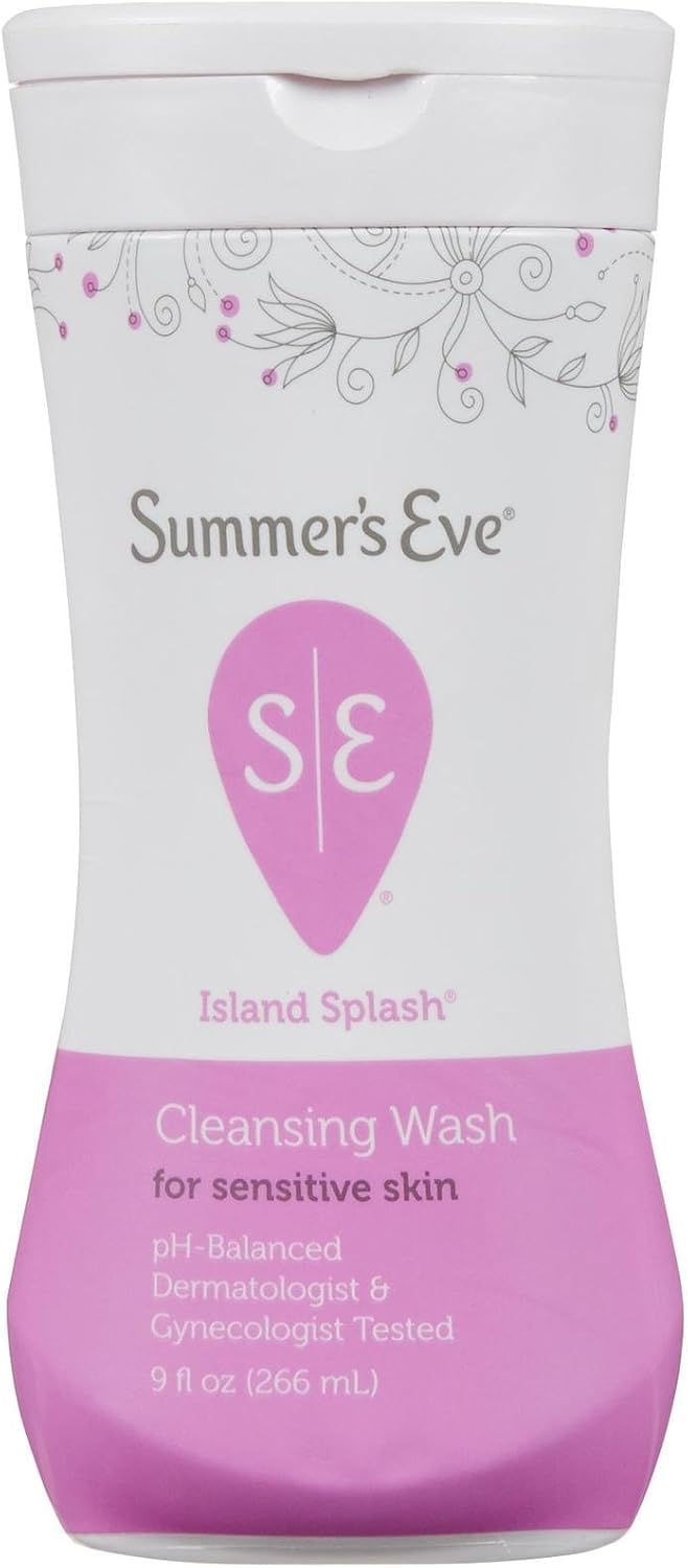 Summer's Eve Cleansing Wash for Sensitive Skin, Island Splash 9 oz : Health & Household