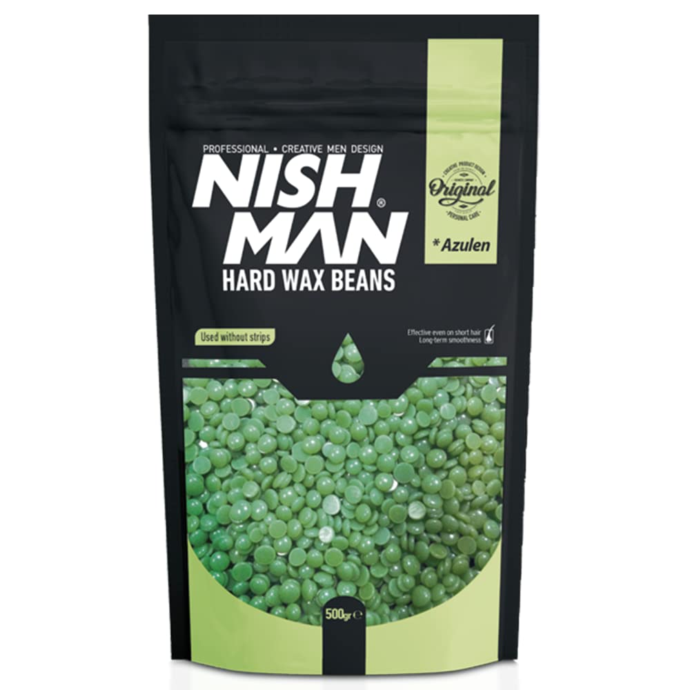 Nishman Hair Removal Wax Beans Azulen 500Gr : Beauty & Personal Care