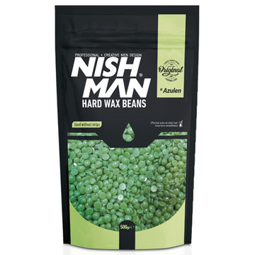 Nishman Hair Removal Wax Beans Azulen 500Gr : Beauty & Personal Care