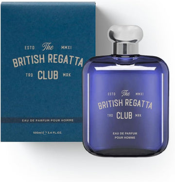 The British Regatta Club 100Ml Eau De Parfum - Blue - For Him - Pour Homme - By Laurelle London