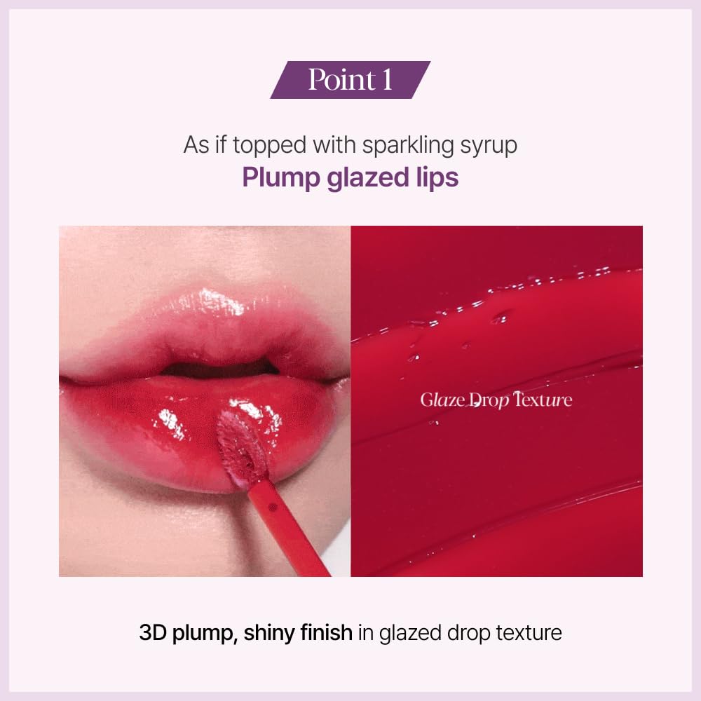 Espoir Couture Lip Tint Glaze #3 Chillin’ Chillin’ 0.19Oz | Volumizes & High-Shine Lip Plumper | Long-Lasting Vibrant Color | Thickening Radiance Lip Stain | Tinted Lip Moisturizer | Korean Lip Makeup