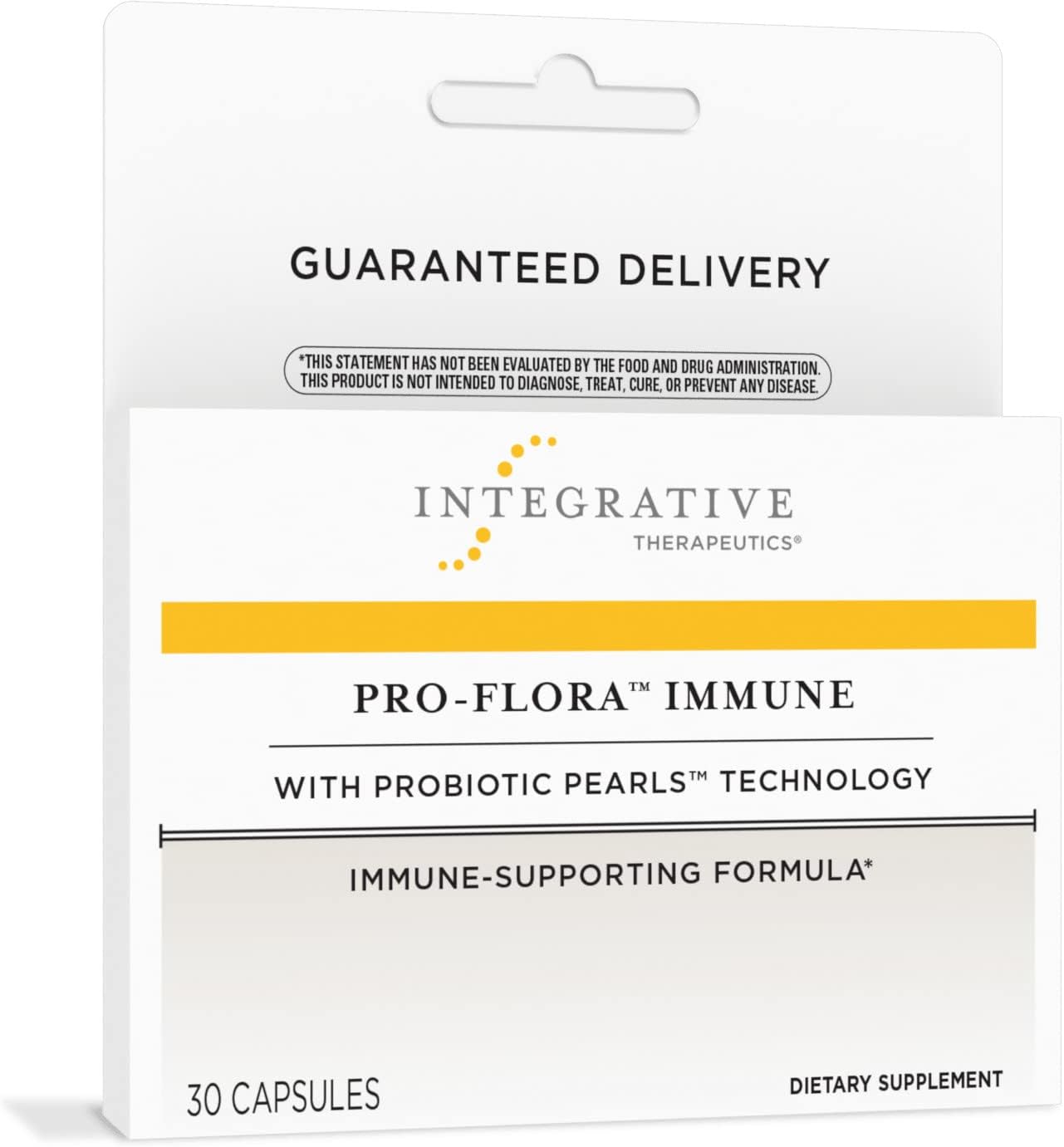 Integrative Therapeutics Pro-Flora Immune With True Delivery Technology - Immune System Support With Lactoferrin* - Once-Daily Dosage - Shelf Stable - Survives Stomach Acid - 30 Count