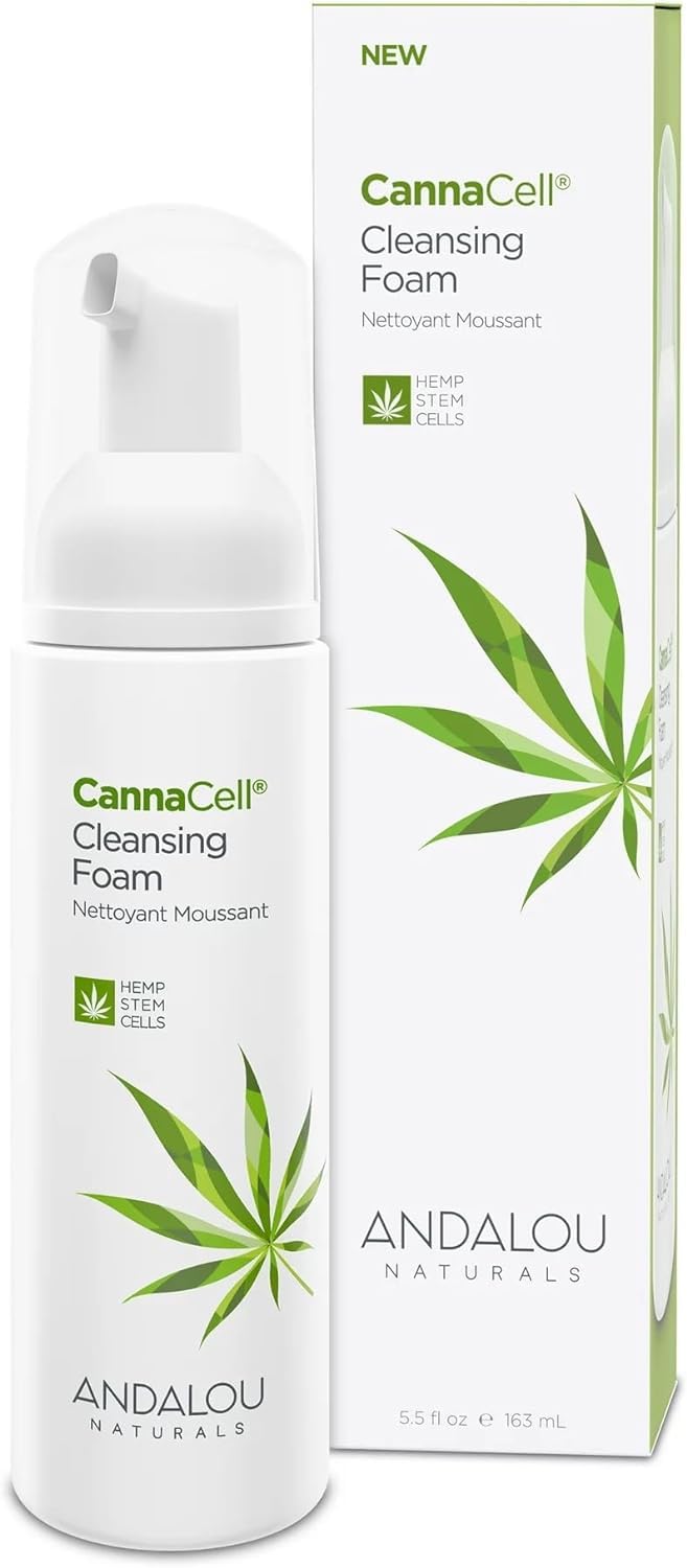 Andalou Naturals Cannacell Cleansing Foam, Botanical, 5.5 Fl Oz