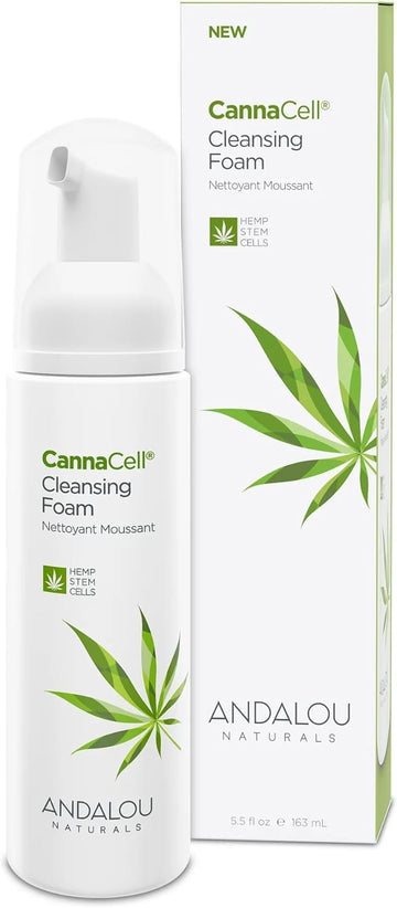 Andalou Naturals Cannacell Cleansing Foam, Botanical, 5.5 Fl Oz