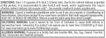 Allmax Nutrition R+Ala, 60 Capsules