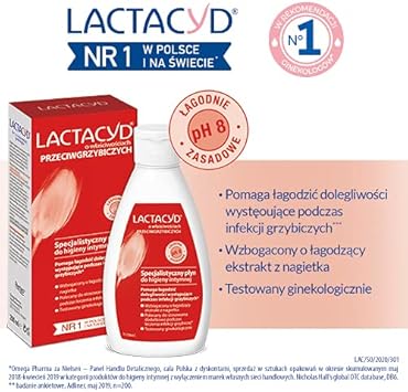 Lactacyd Antifungal Gynecological Intimate Hygiene Fluid 200Ml