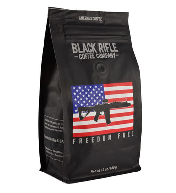 Black Rifle Coffee Company Freedom Fuel, Dark Roast Ground Coffee, 12 Oz Bag