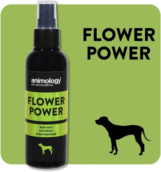 Animology Flower Power Dog Fragrance - Perfume Spray For Dogs - A Fragrance Mist With Long-Lasting Notes Of Rose And Jasmine - Vegan Friendly - 150 Ml