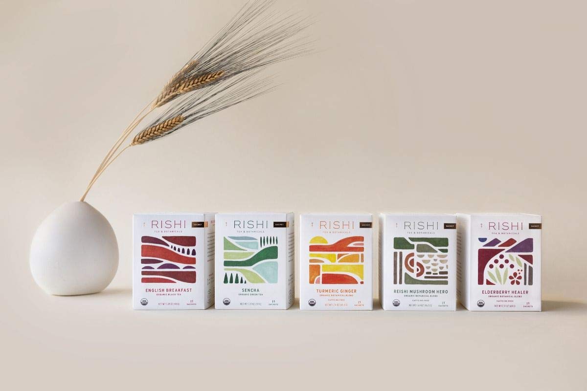 Rishi Tea Jasmine Green Tea, Organic Herbal Tea Bags, 2-Pack - Contains Caffeine, USDA Certified, Floral Aroma & Taste, 15 Sachets in Each, Direct Trade : Grocery & Gourmet Food