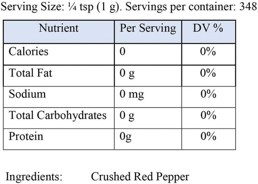Kirkland Signature Crushed Red Pepper 10 Ounces (283 Grams)