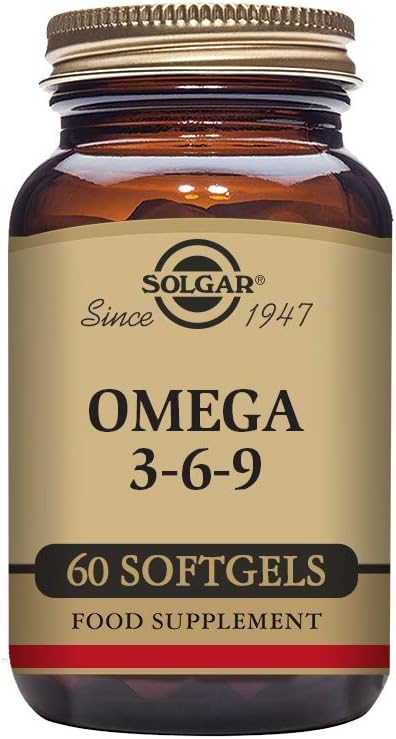 Solgar 1300 mg Omega 3-6-9 - 60 Softgels - Support for Heart, Joint &