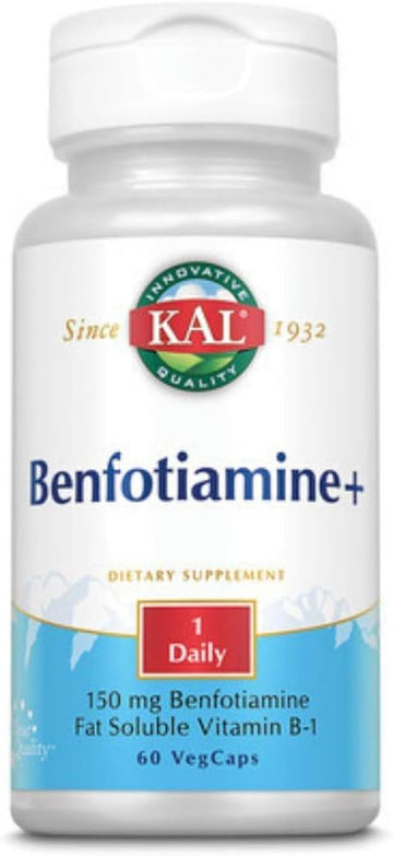 Kal 150 Mg Benfotiamine Plus Tablets, 60 Count