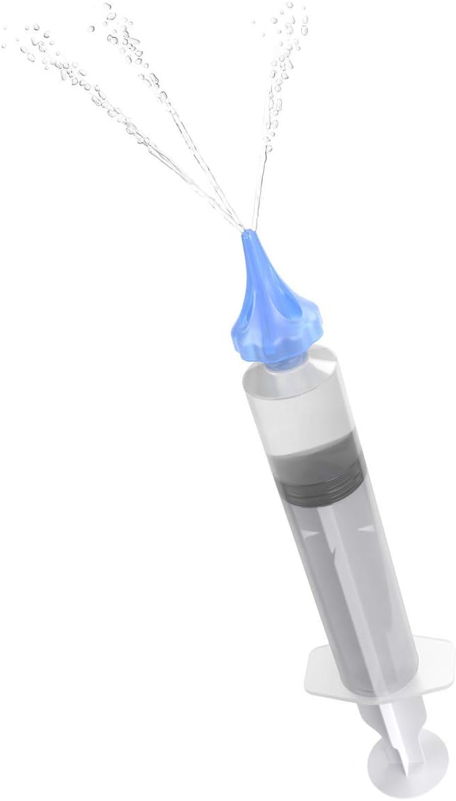 Ezy Dose Ear Wax Removal Syringe Tri-Stream Tip, Prevents Ear Infections, Safe And Effective, Easy To Use, Perfect For Kids And Adults, 20Ml Capacity Clear, Bpa Free
