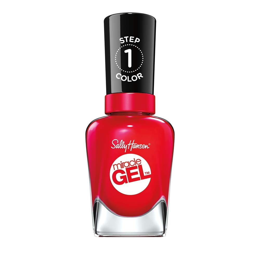 Sally Hansen Miracle Gel Nail Polish, Shade Red Eye #439 (Pack Of 2)